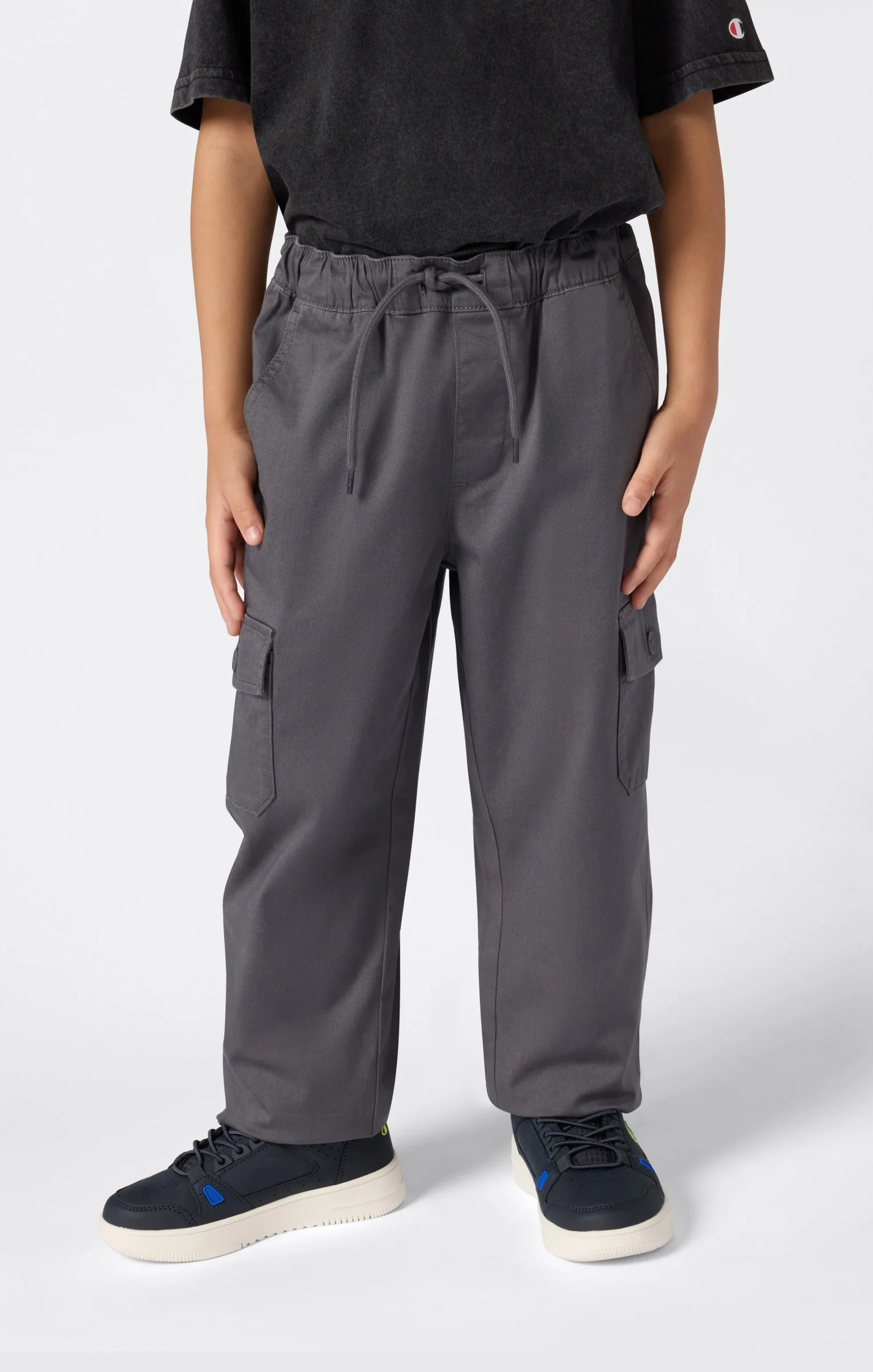 Boys’ Stretch Twill Elastic Cuff Cargo Pants Icons