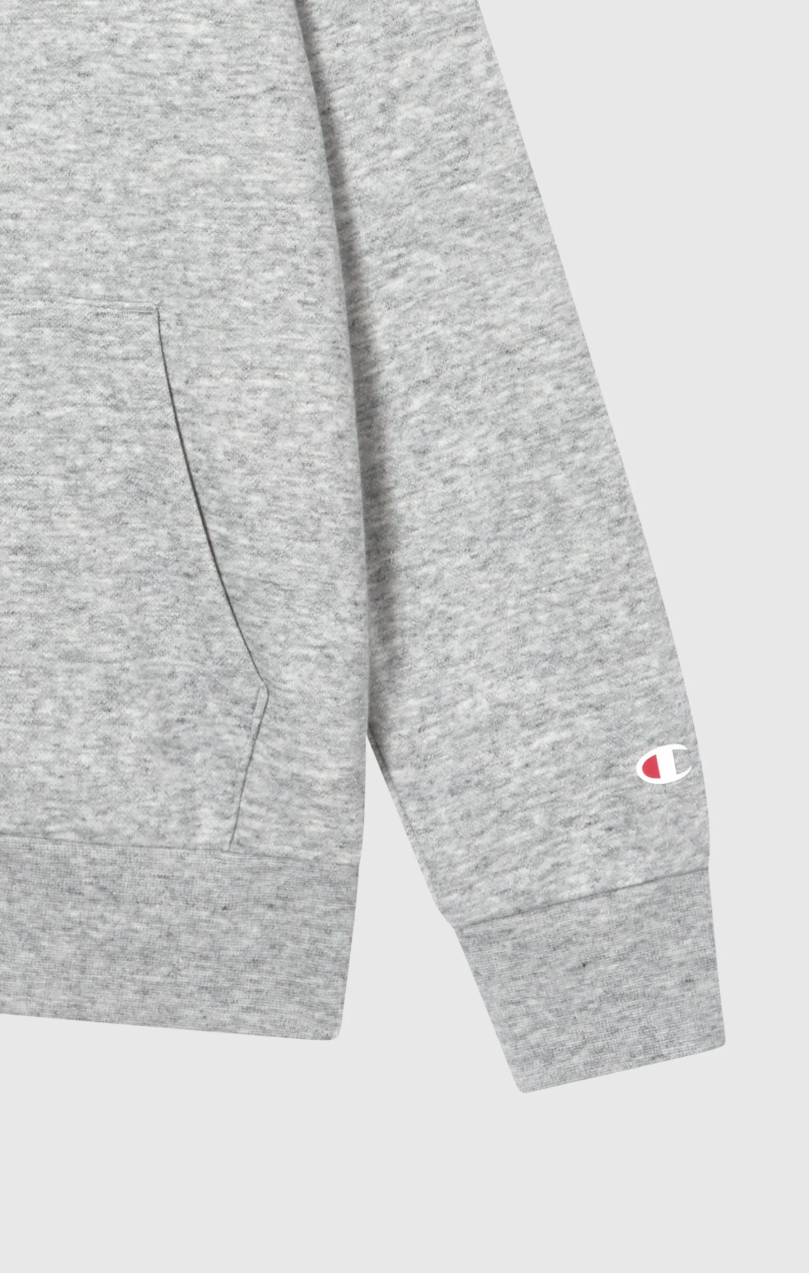 Boys' Fleece Full Zip Hoodie Script Logo - Imagen 6