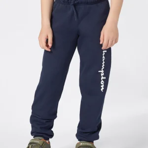 Boys' Fleece Rib Cuff Jogger Pants Script Logo