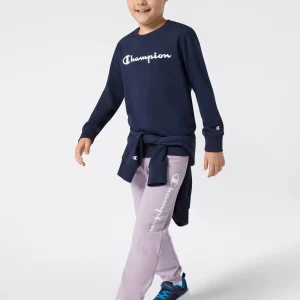 Boys’ Lightweight Crewneck Sweatshirt with Maxi Printed Logo