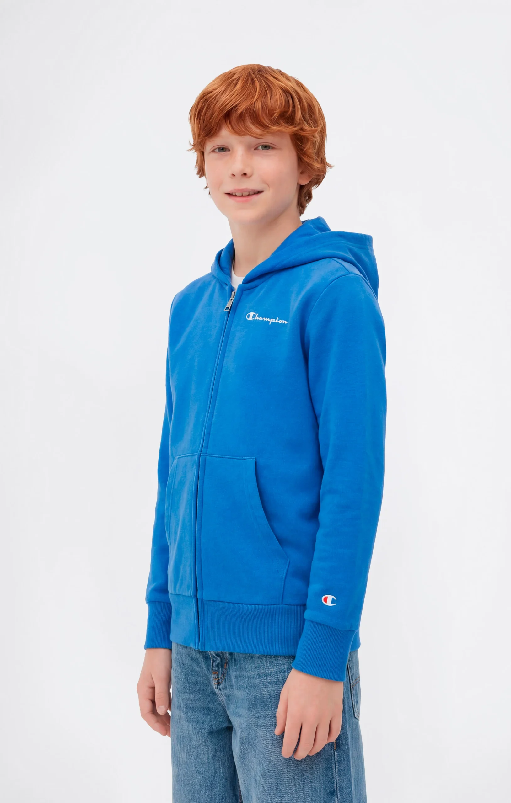 Boys’ Lightweight Full Zip Hooded Sweatshirt Icons