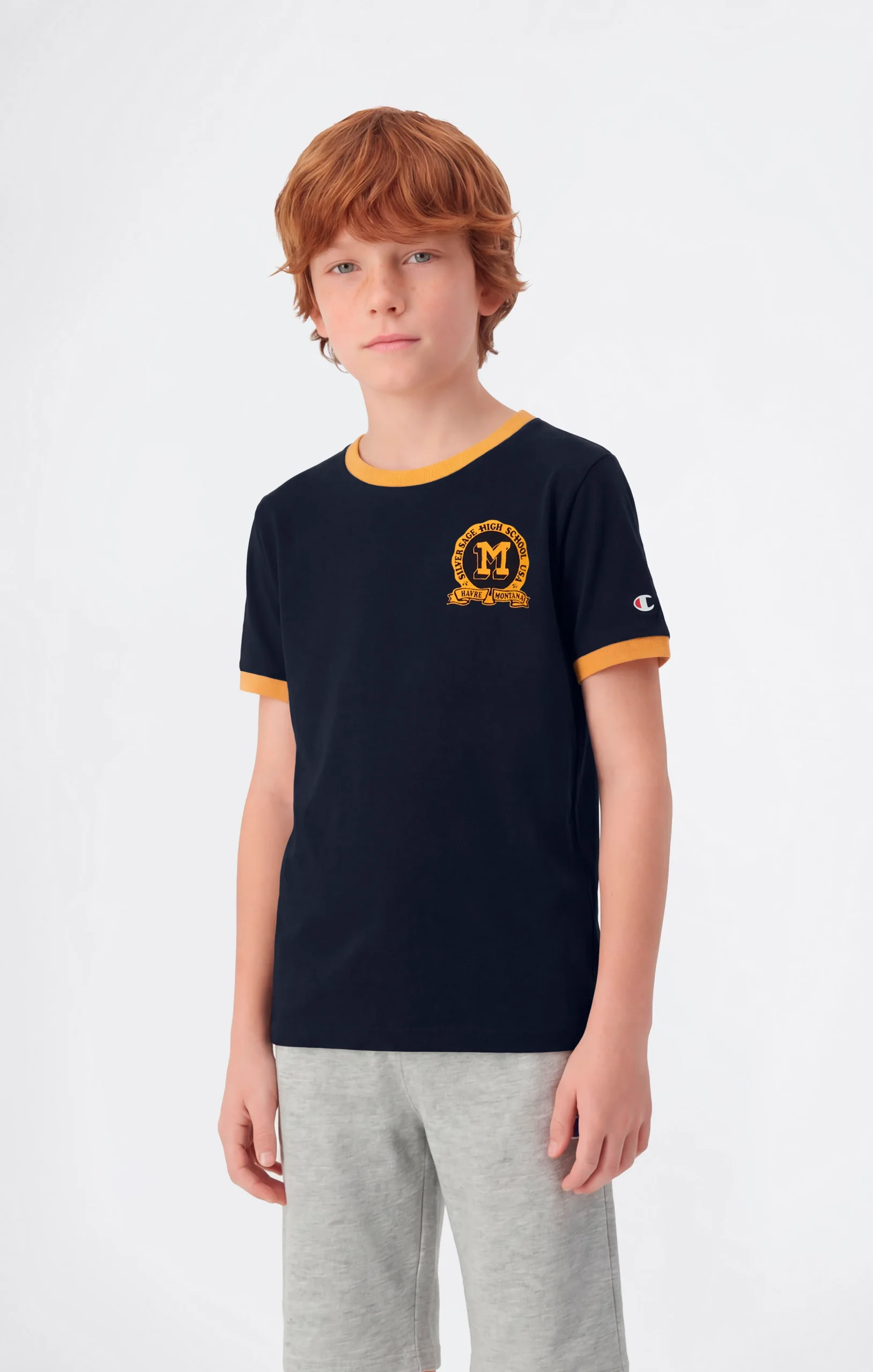 Boys’ Ringer T-Shirt with Graphic