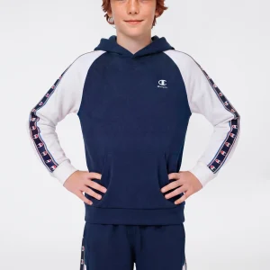 Boys’ Hooded Sweatshirt with C-Logo Tape