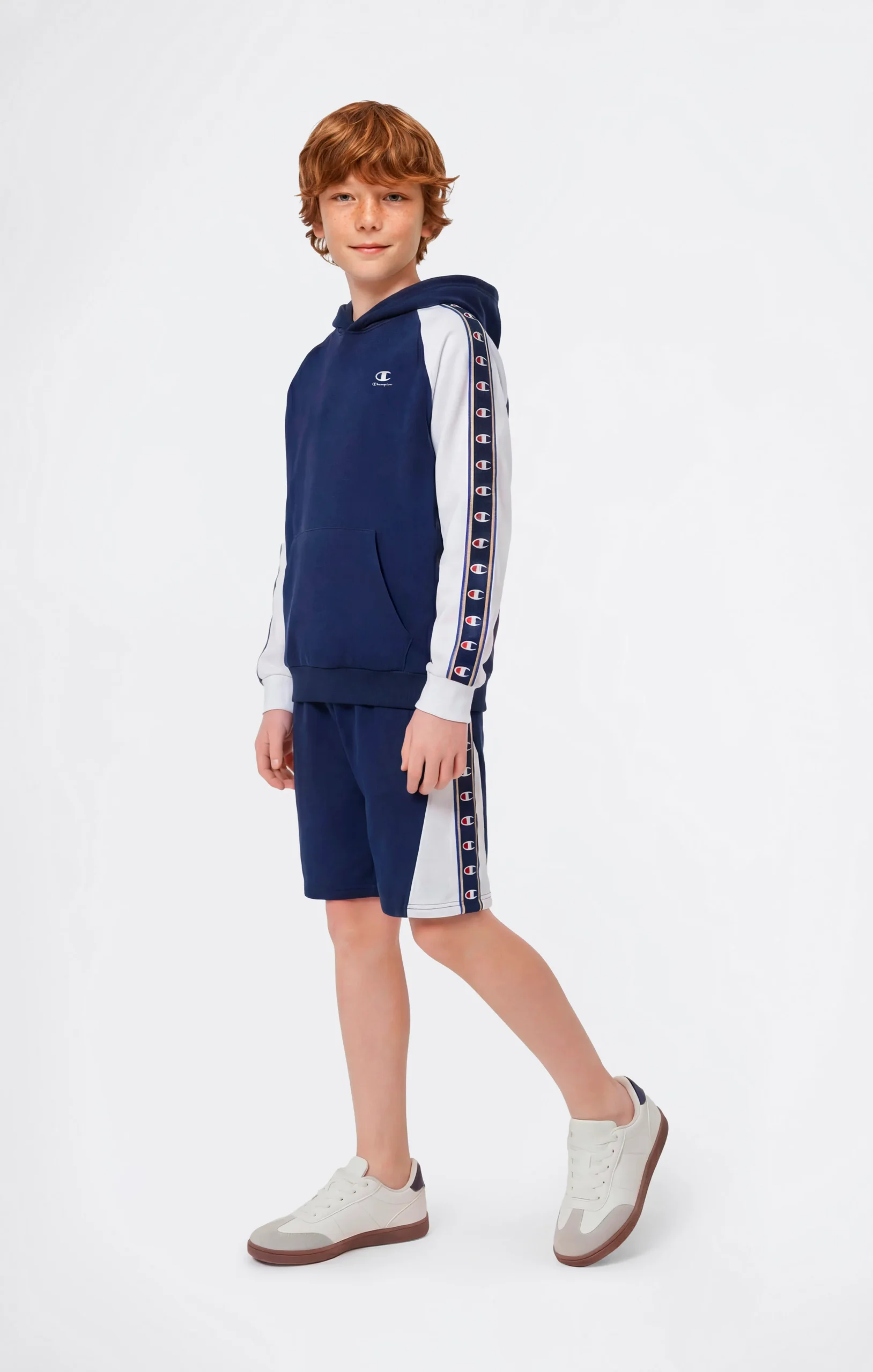 Boys’ Bermuda Shorts with Tape Logo - Imagen 3