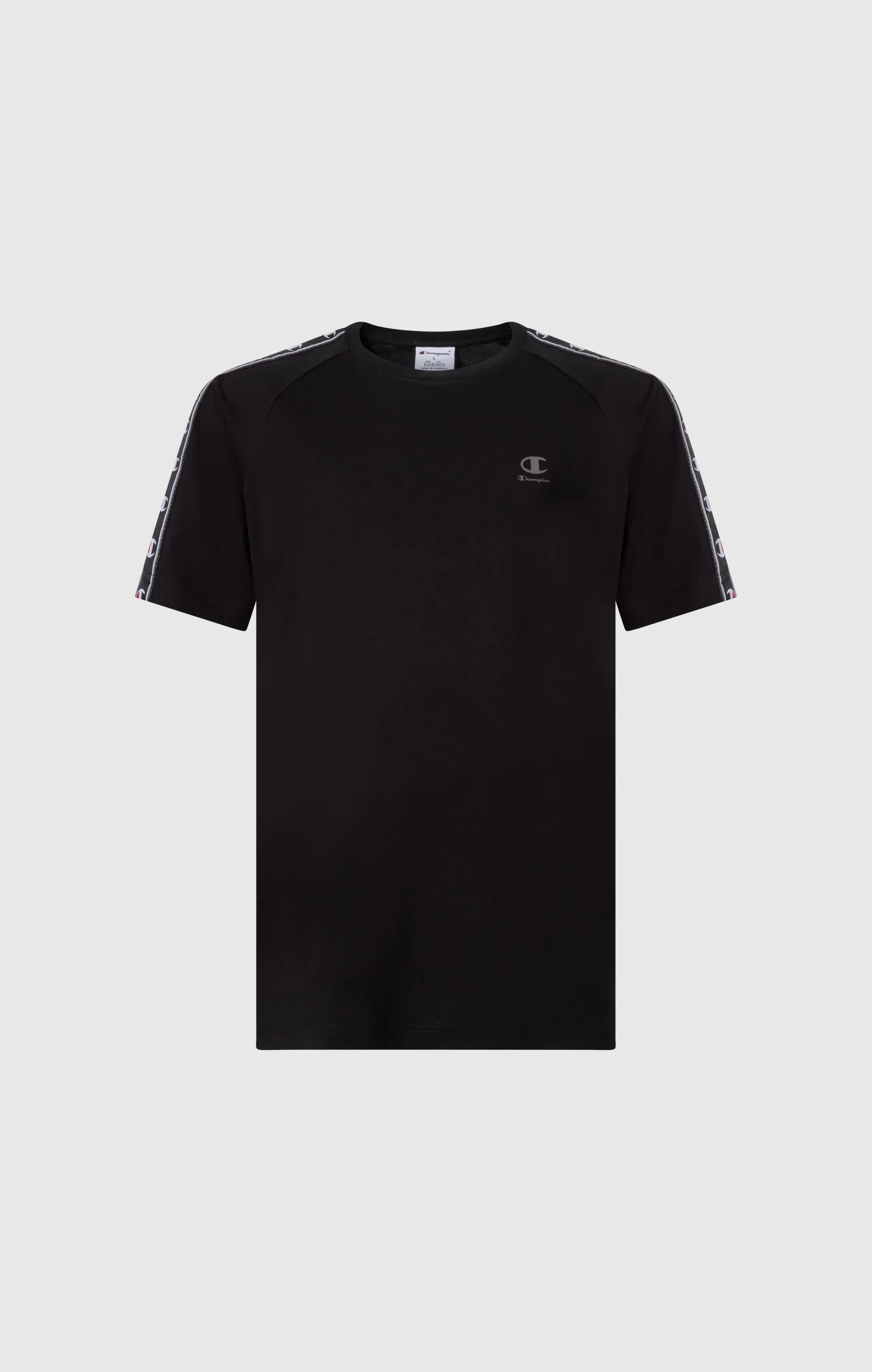 Boys’ Crewneck T-Shirt with Tape Logo - Imagen 5