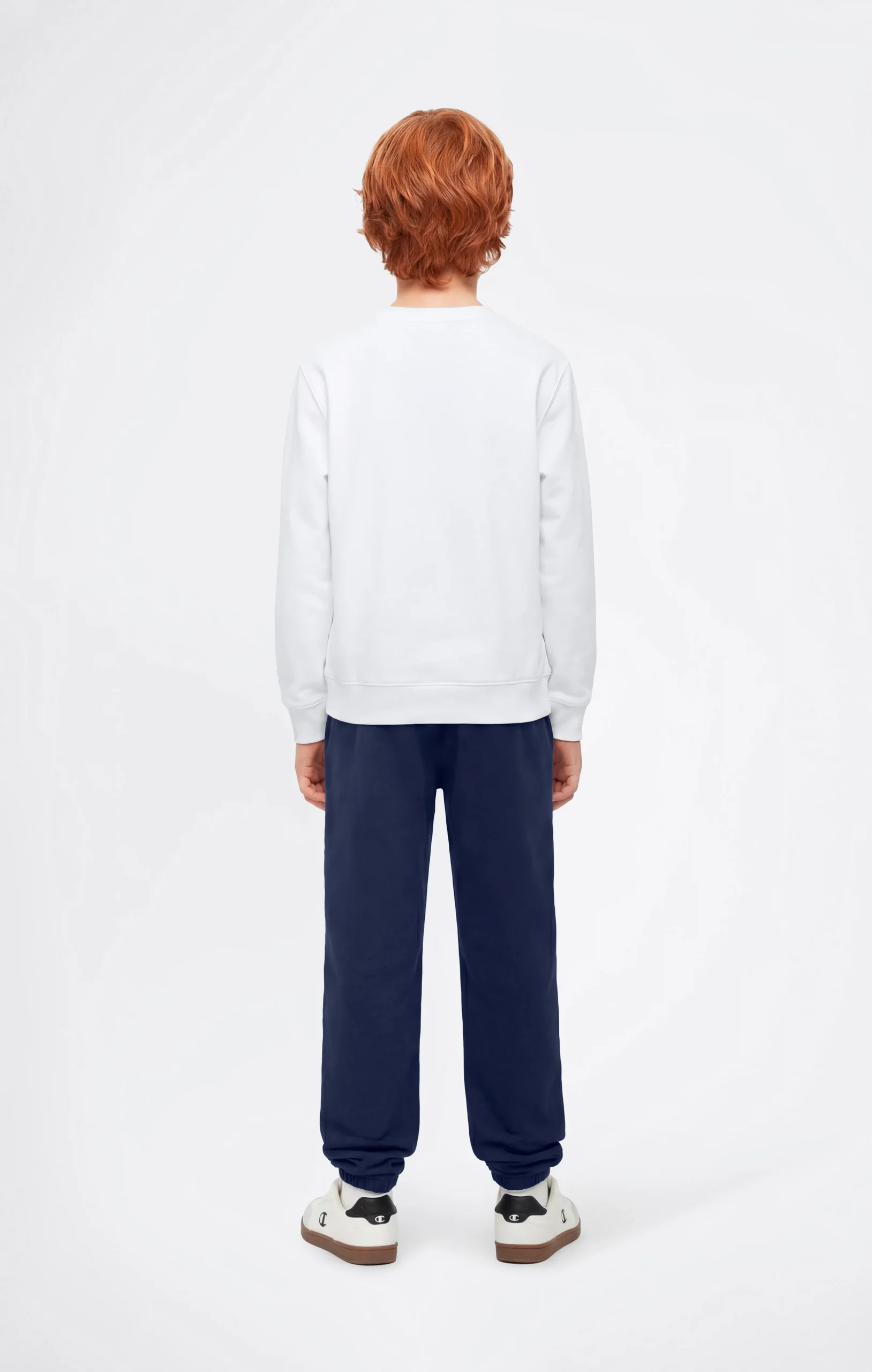 Boys’ Crewneck Sweatshirt and Pants Tracksuit with Graphic - Imagen 4