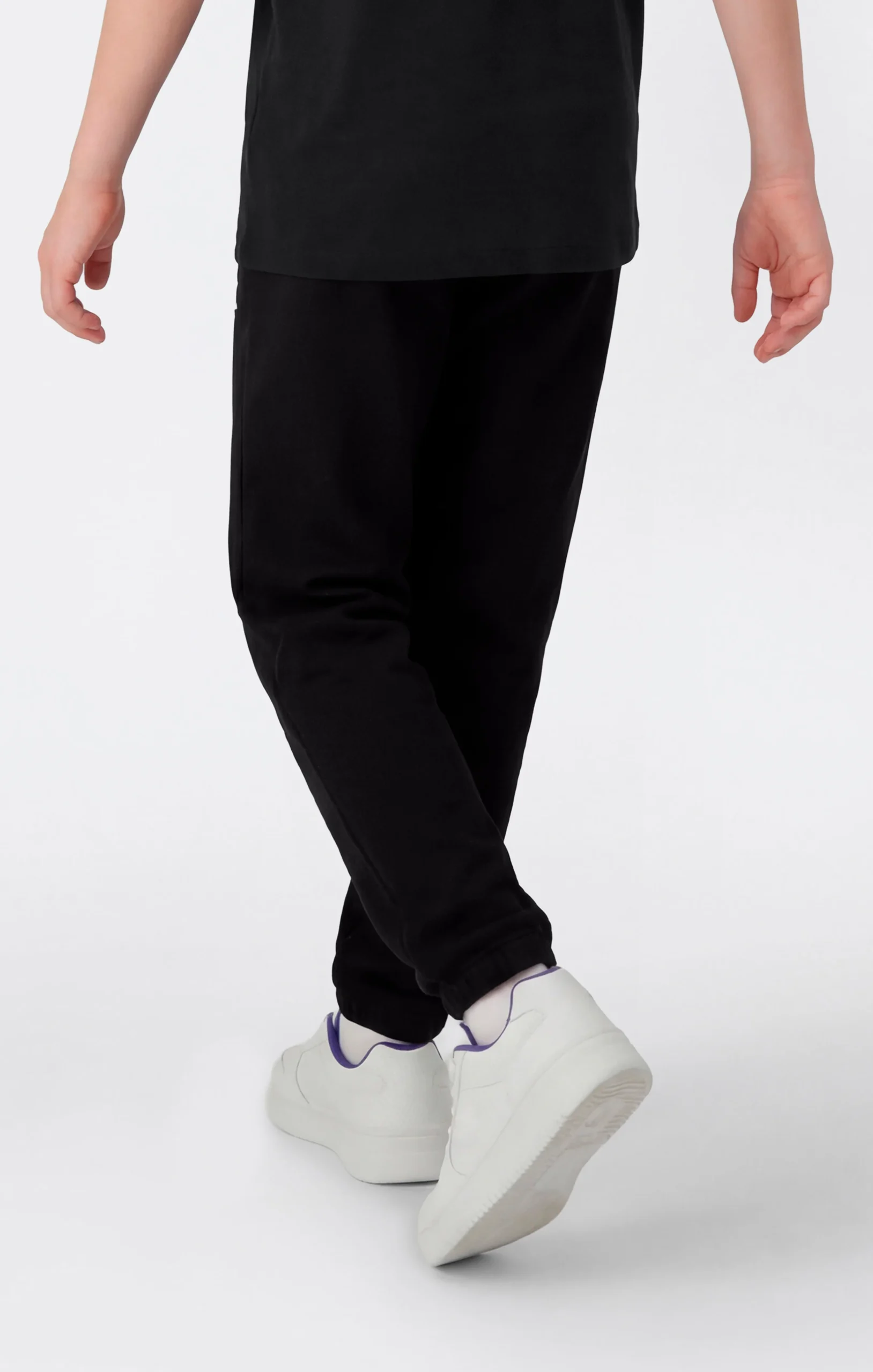 Boys’ Elastic Cuff Pants with Puff Print - Imagen 4