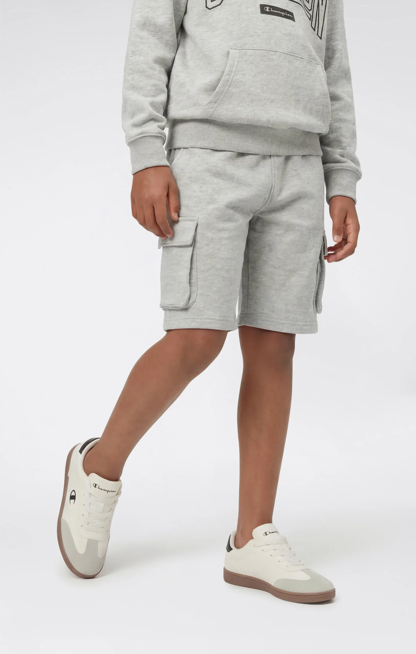 Boys’ Cargo Shorts with Puff Print