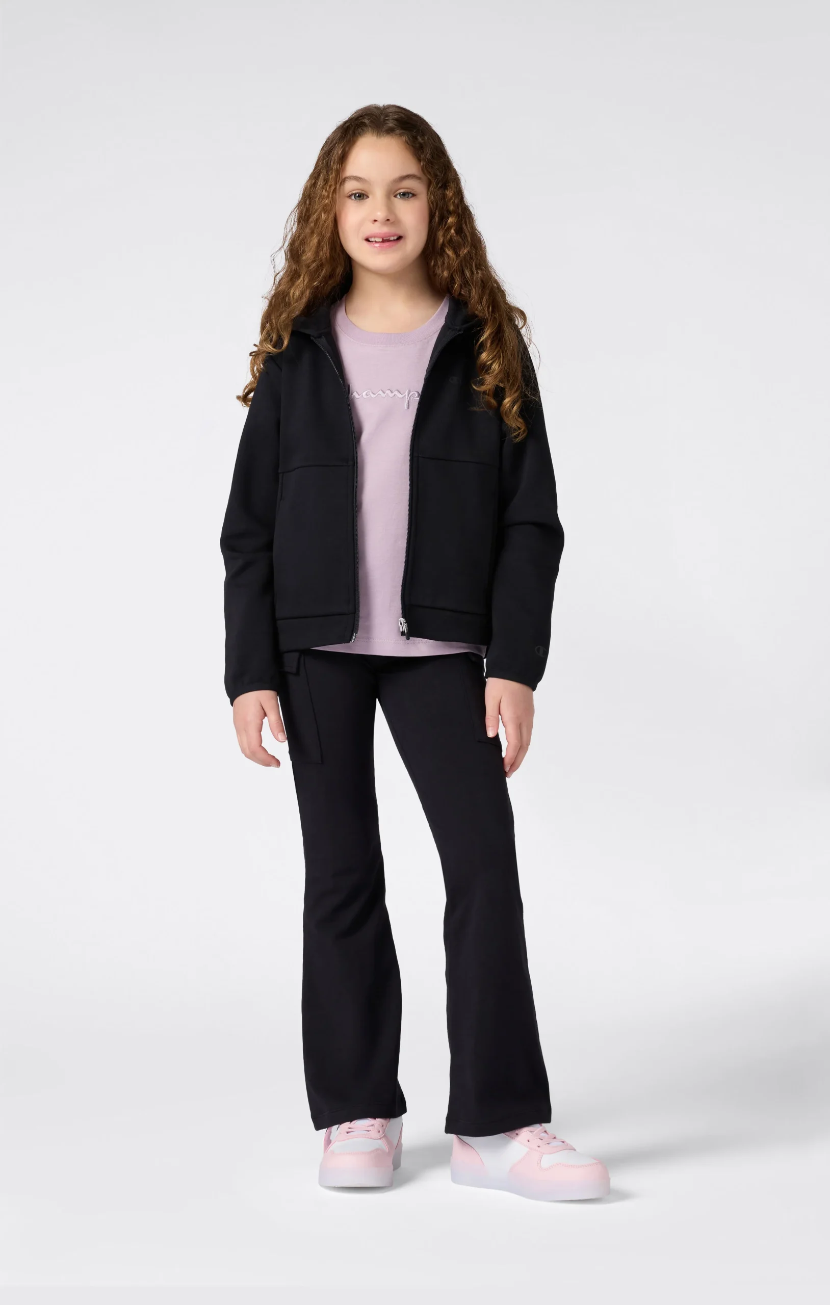 Girls’ X Pro Interlock Full Zip Hoodie Sweatshirt C-Tech