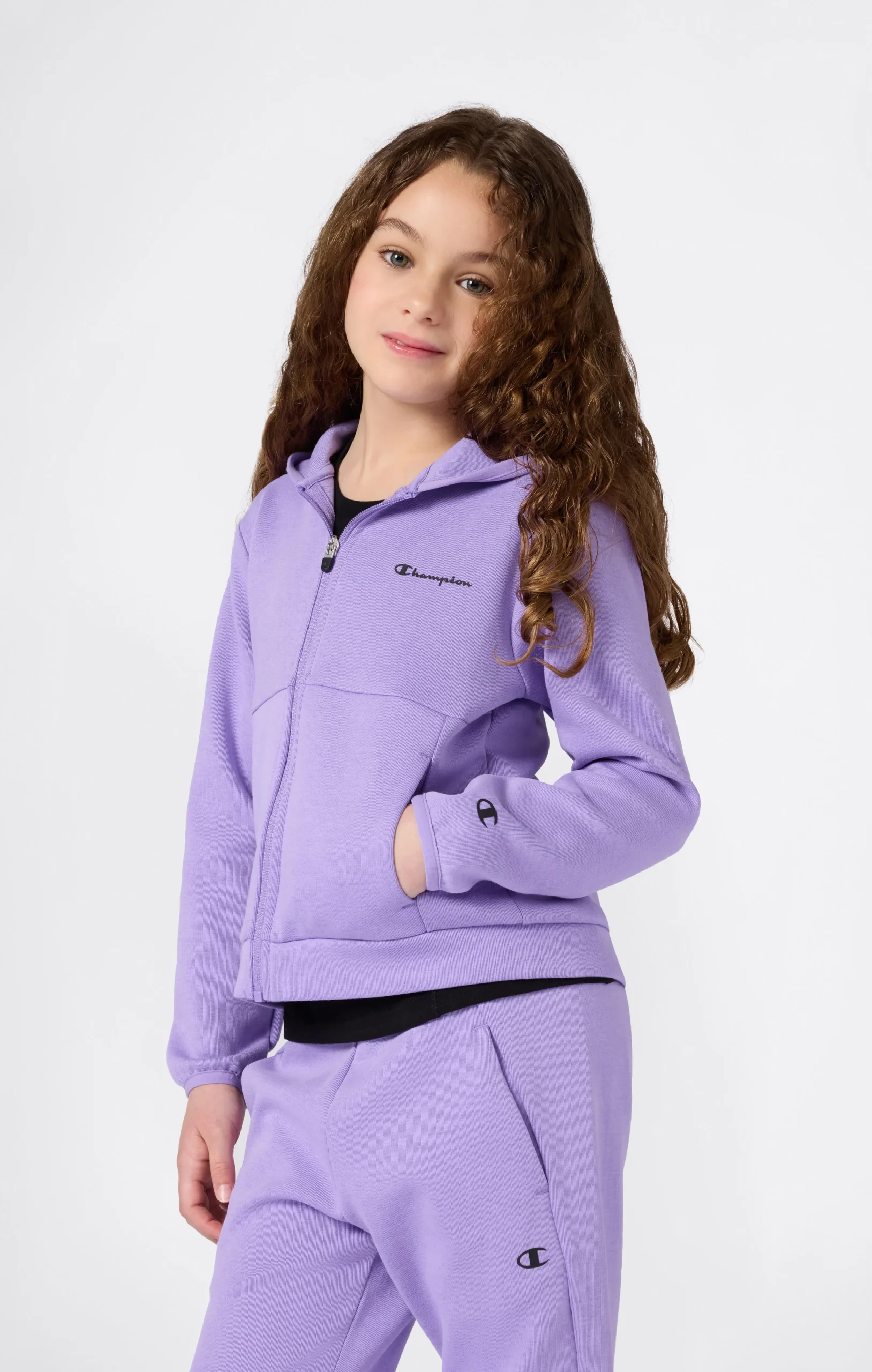 Girls’ X Pro Interlock Full Zip Hoodie Sweatshirt C-Tech