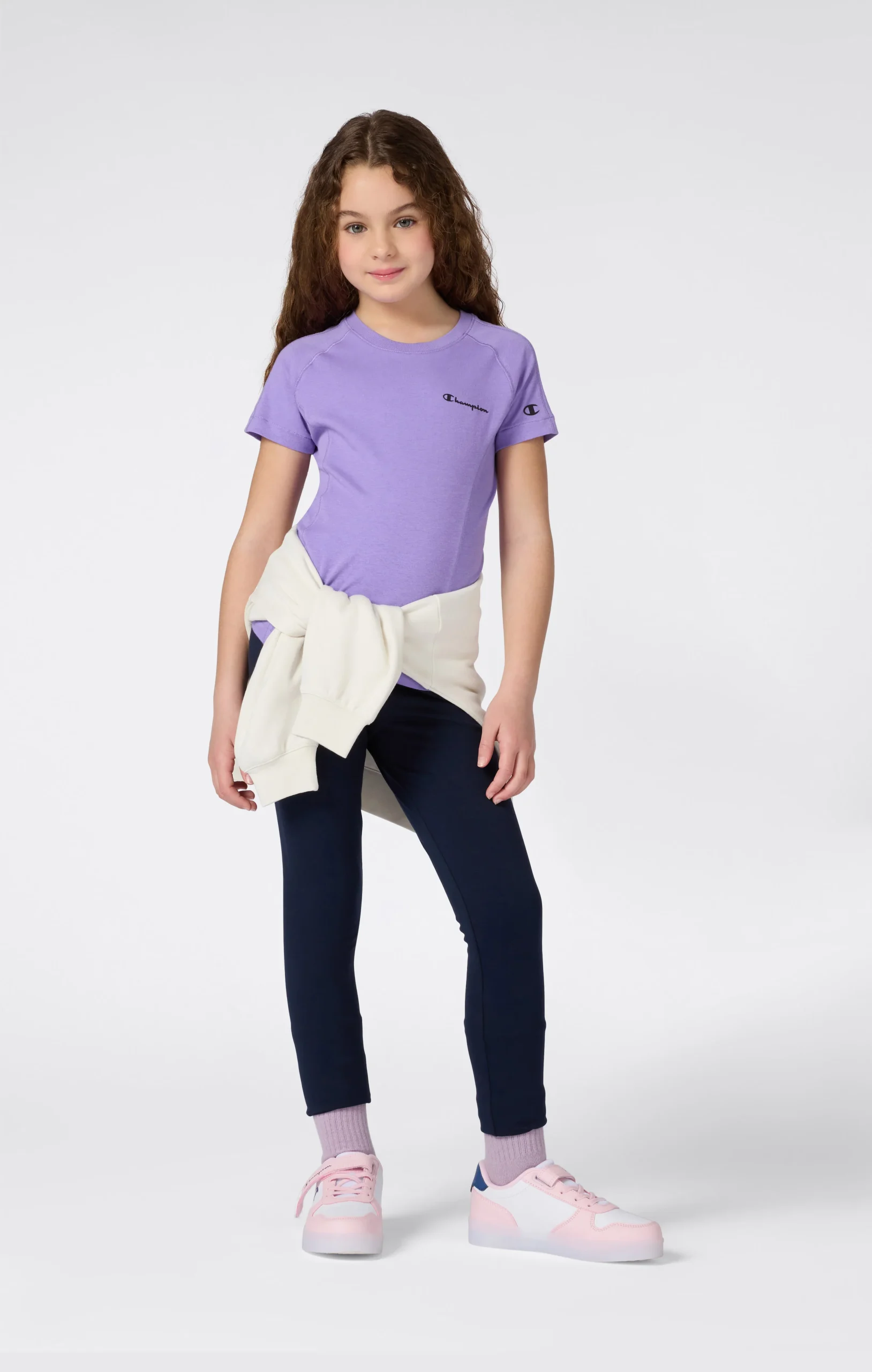 Girls’ Cotton Stretch Jersey T-Shirt C-Tech