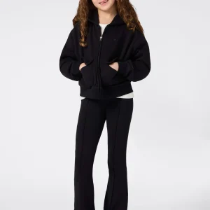 Girls’ Hooded Full Zip Fleece Sweatshirt Icons