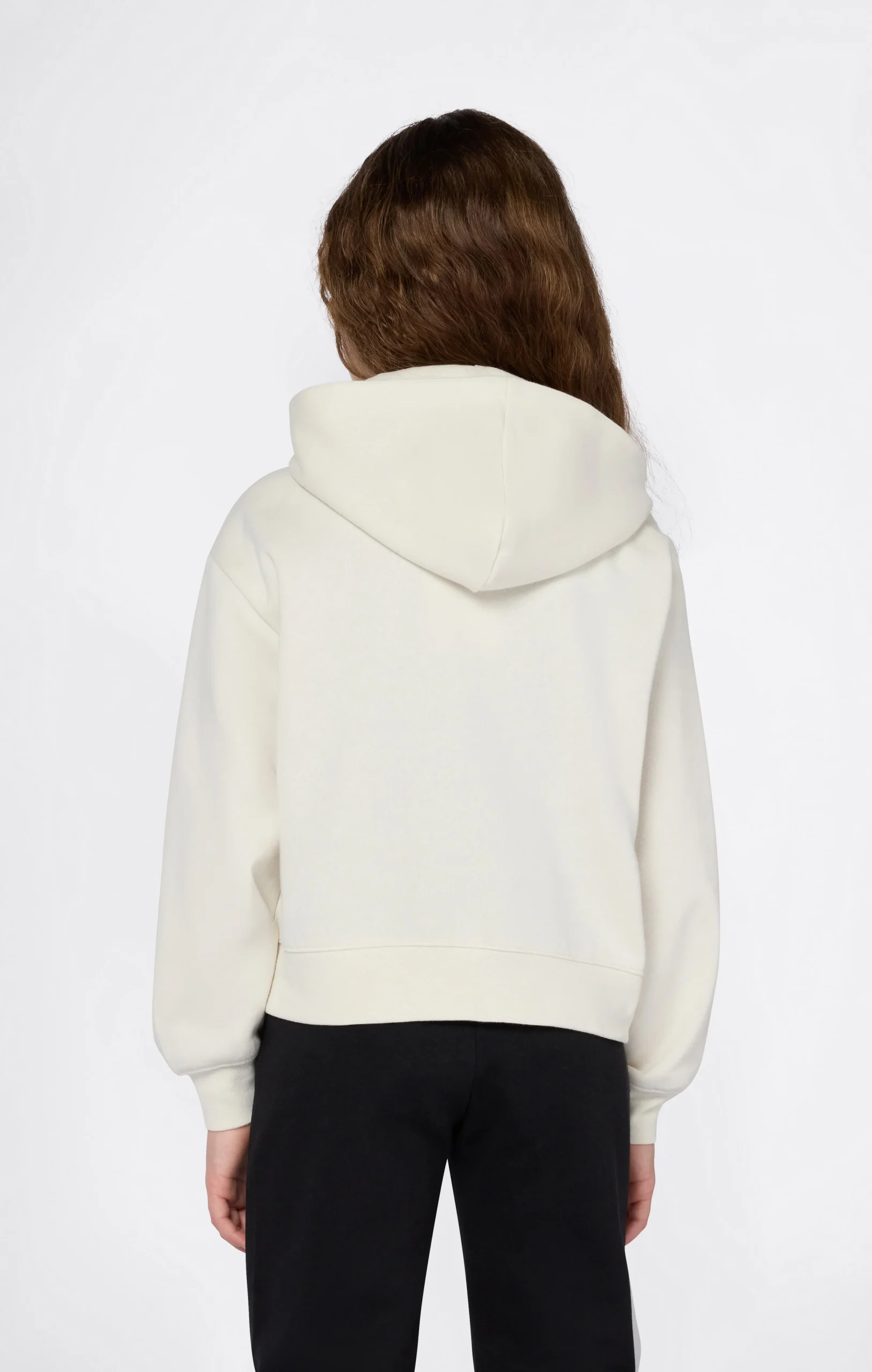 Girls’ Hooded Full Zip Fleece Sweatshirt Icons - Imagen 3