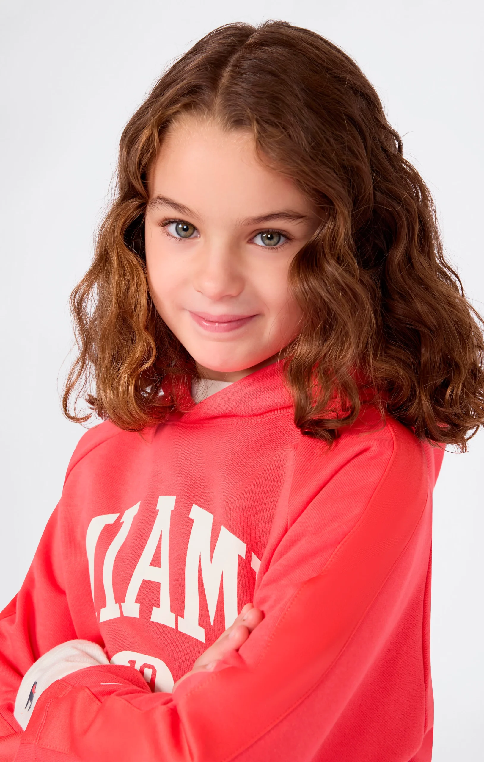 Girls' Fleece Hooded Sweatshirt - Imagen 3