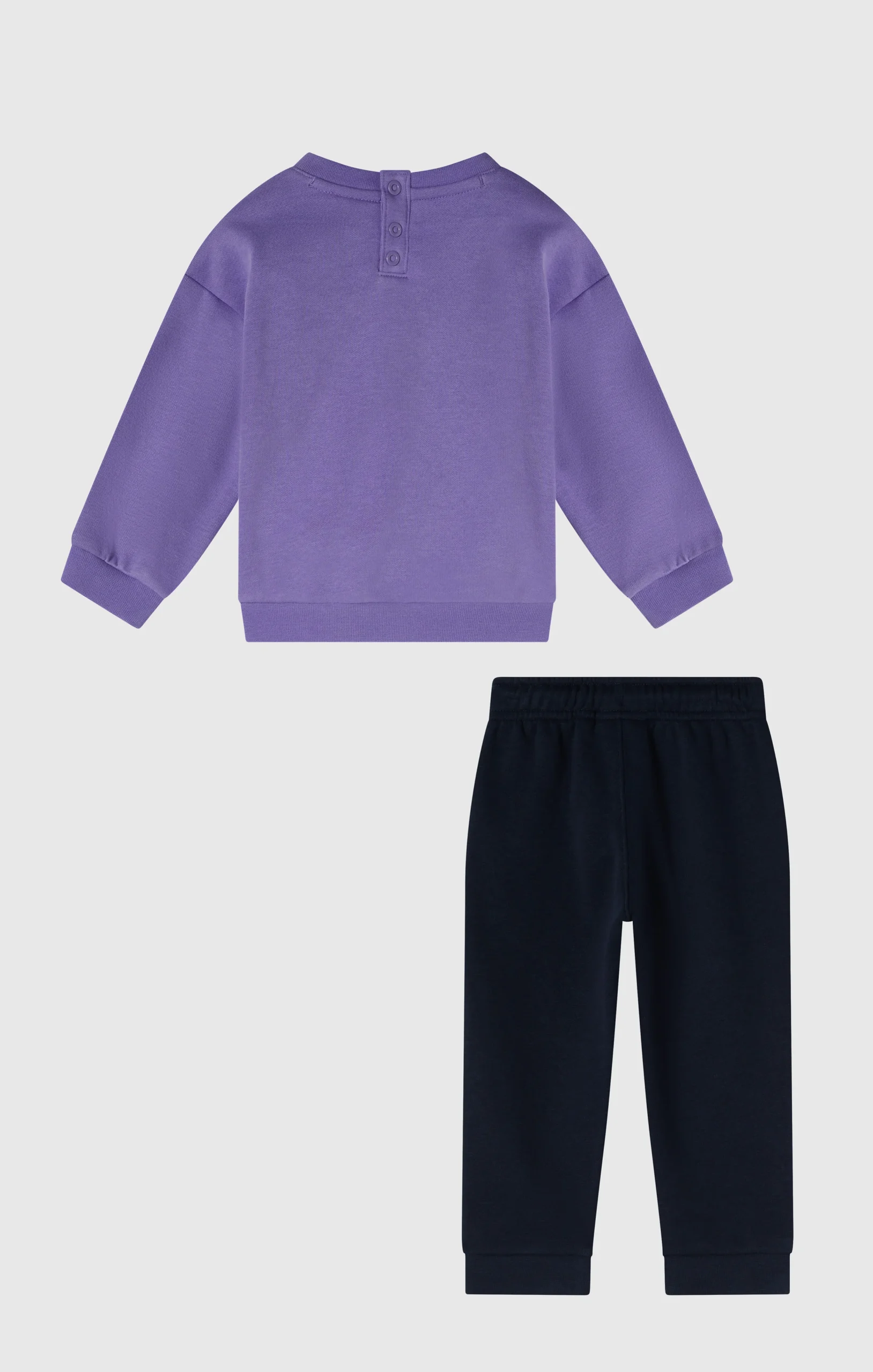 Baby Fleece Sweatsuit with Ribbed Cuffs - Imagen 4