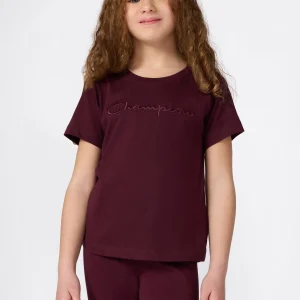 Girls' Crewneck T-shirt Slim Fit Icons