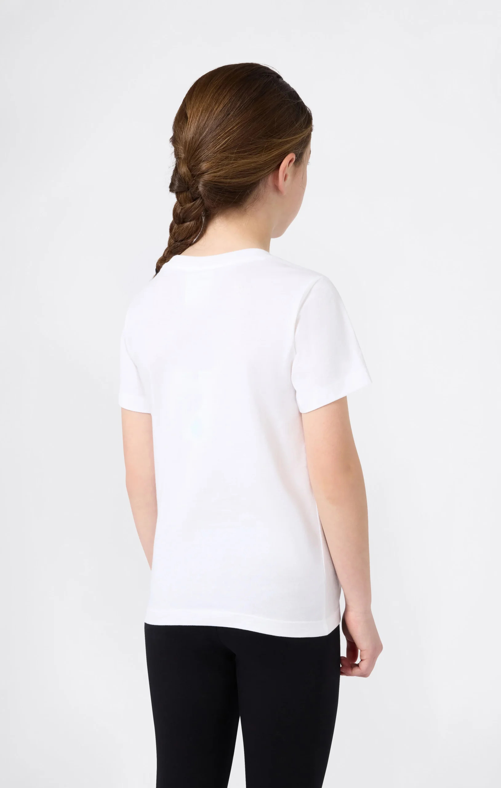 Girls' Crewneck T-shirt Slim Fit Icons - Imagen 4