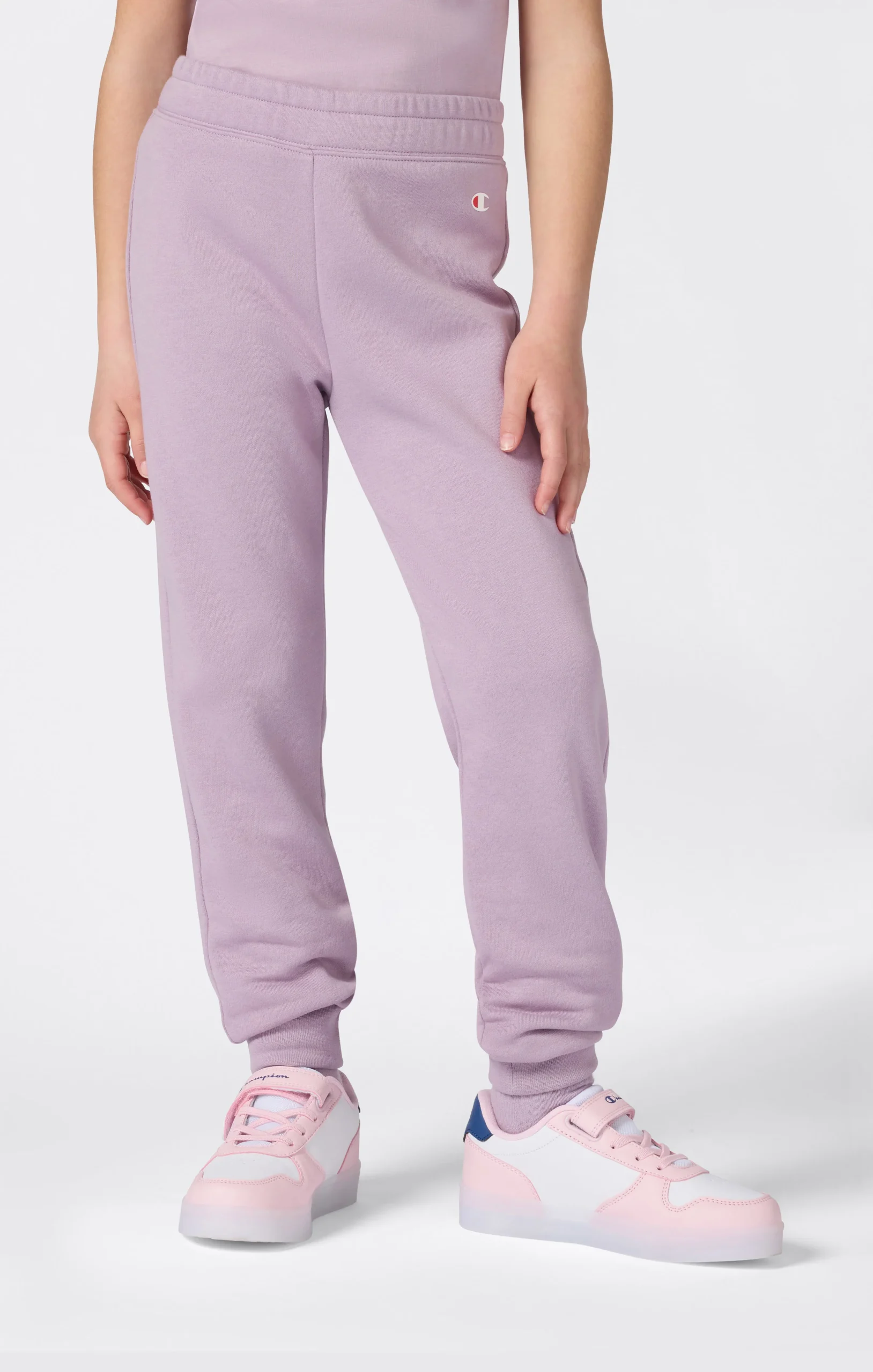 Girls’ Rib Cuff Fleece Joggers Icons