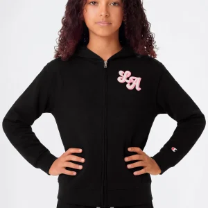 Girls’ Hooded Full Zip Sweatshirt and Pants Tracksuit with Graphic