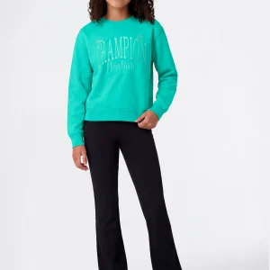 Girls’ Crewneck Sweatshirt and Pants Tracksuit with Graphic