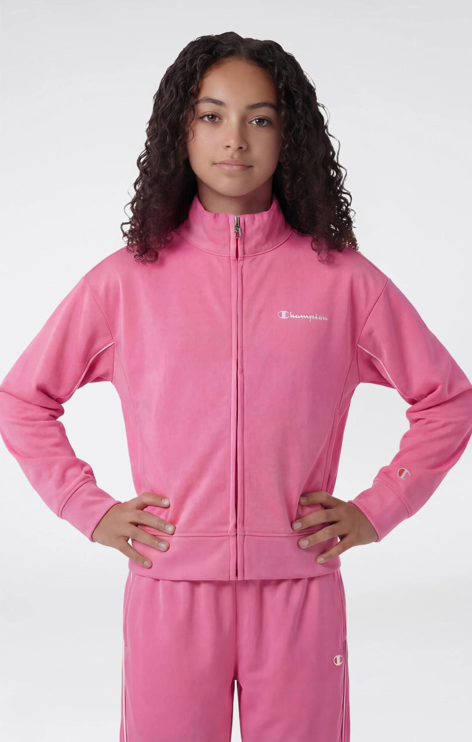 Girls’ Full Zip Sweatshirt and Pants Tracksuit