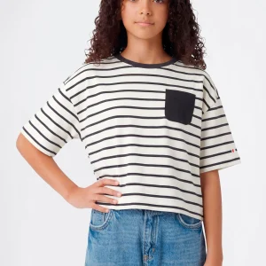 Girls’ Oversized Striped T-Shirt Icons