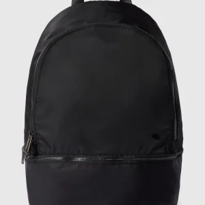 Satin Backpack with Bottom Compartment