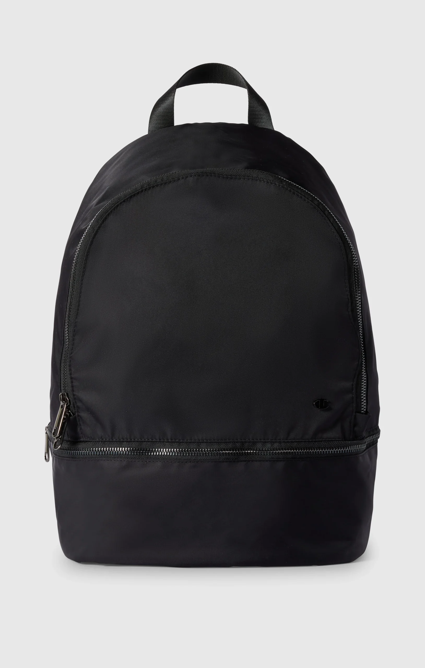 Satin Backpack with Bottom Compartment