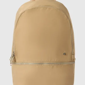 Satin Backpack with Bottom Compartment