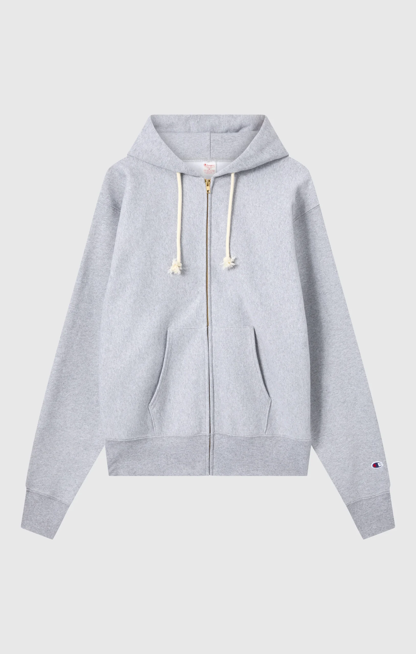 Men's Fleece Reverse Weave Zip Hooded Sweatshirt Made in USA - Imagen 6