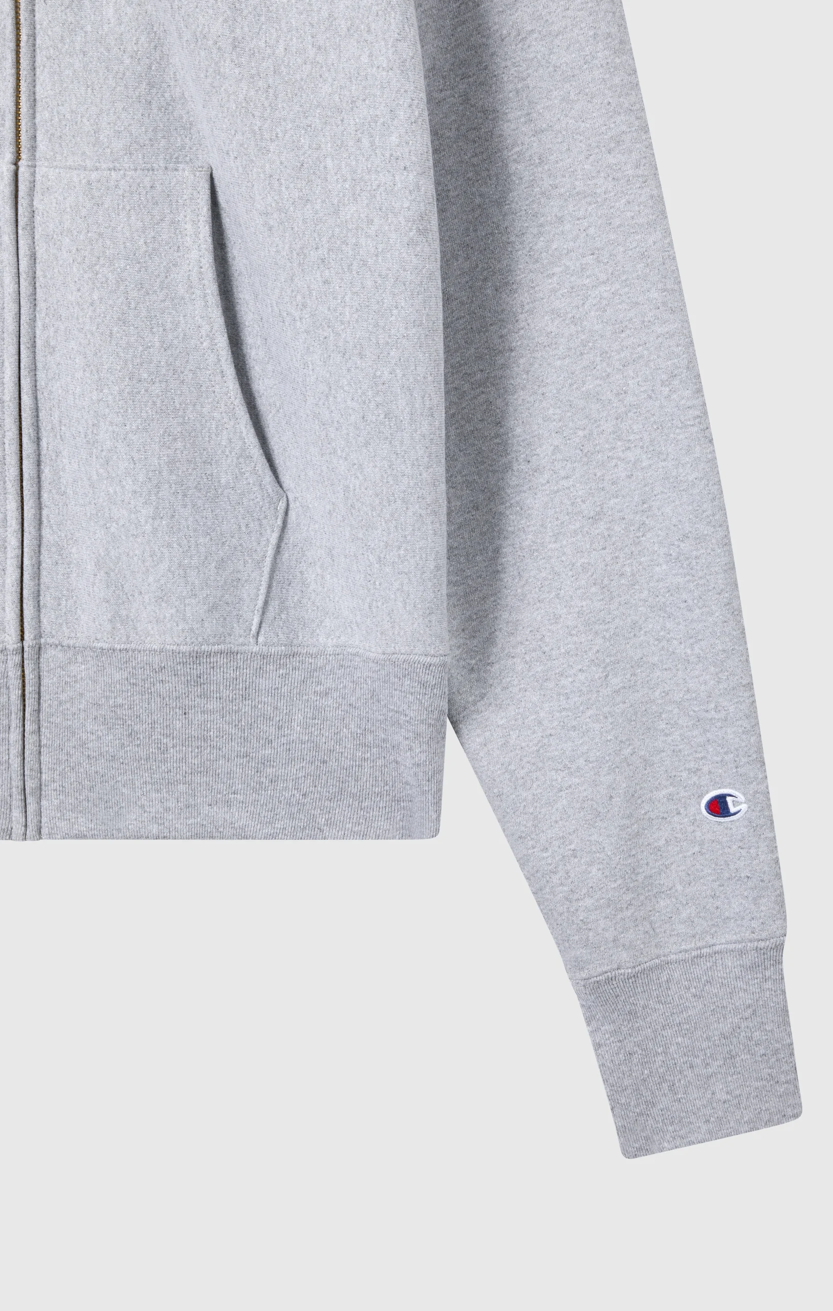 Men's Fleece Reverse Weave Zip Hooded Sweatshirt Made in USA - Imagen 8