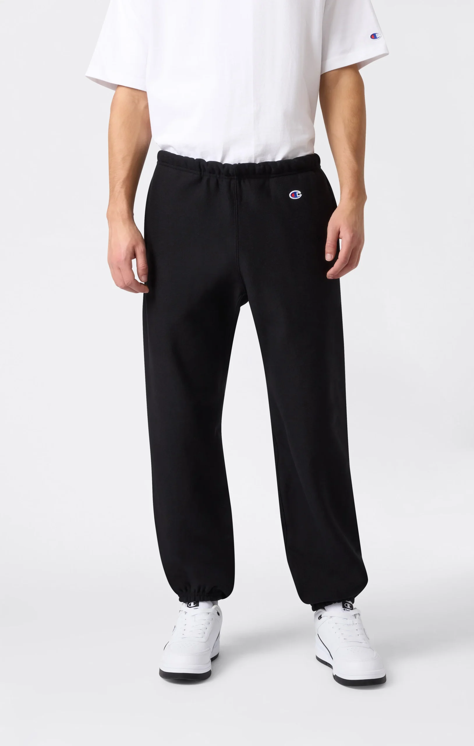 Men’s Fleece Reverse Weave Elastic Cuff Pants Made in USA