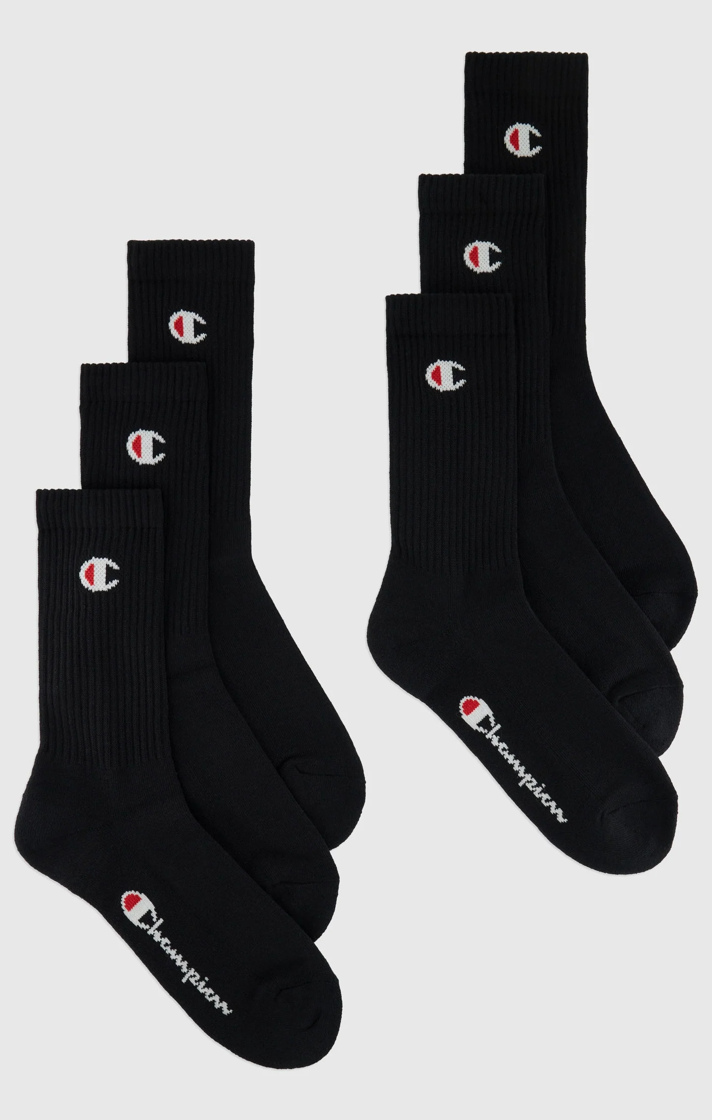 Six Pack Breathable Crew Socks