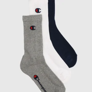 Three Pack Crew C Logo Socks