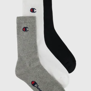 Three Pack Crew C Logo Socks