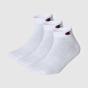 3-Pack Kids’ Quarter Socks with Script Logo and C
