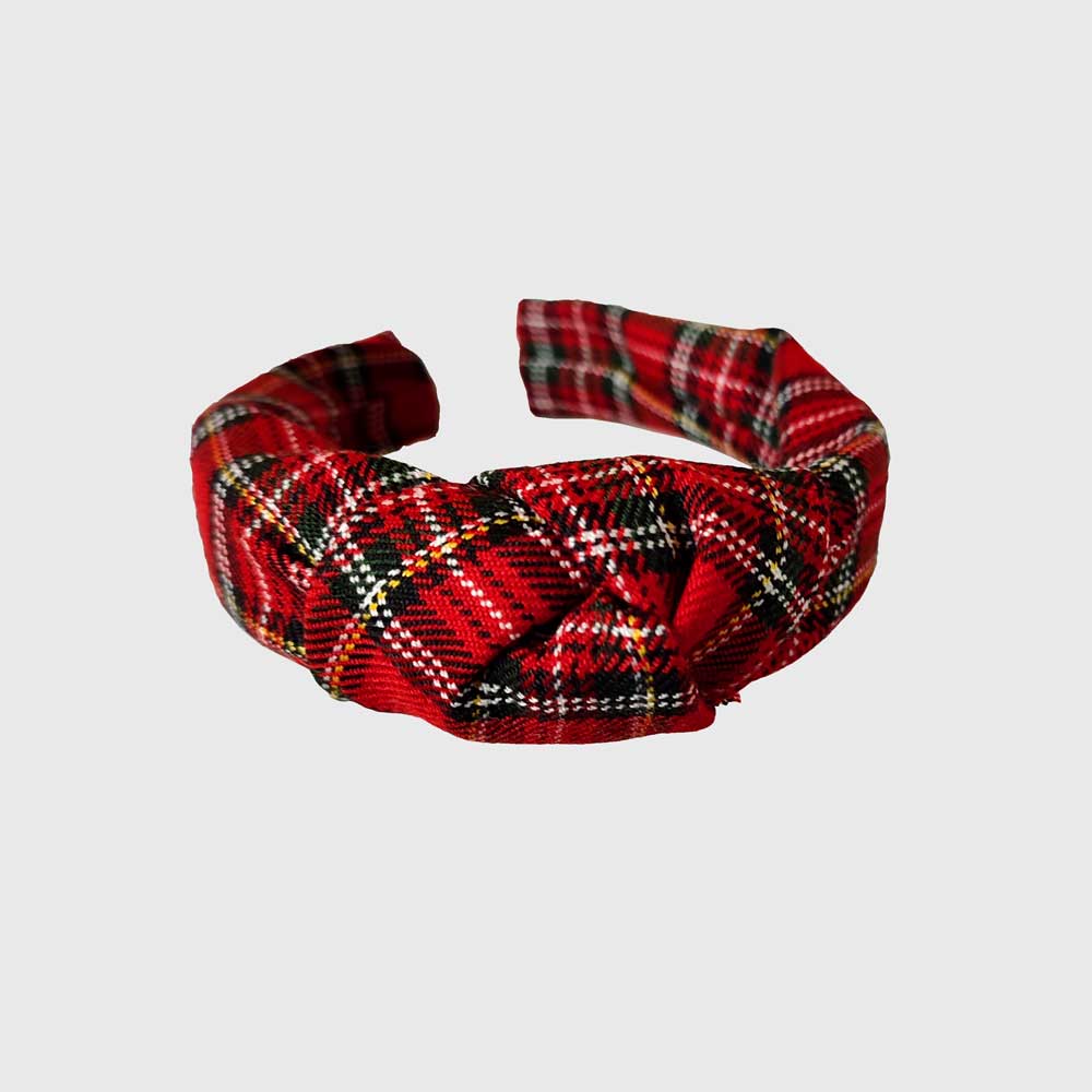 Cintillo Diana Checkered Rojo - Imagen 3