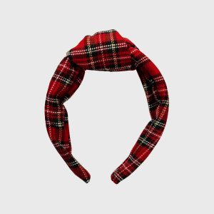 Cintillo Diana Checkered Rojo