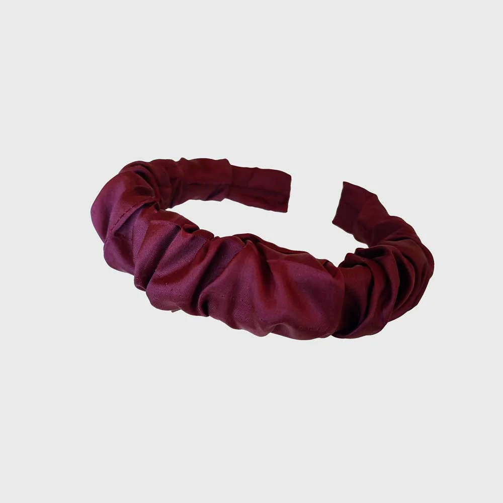 Cintillo Amalia Burdeo Satin Opaco - Imagen 3