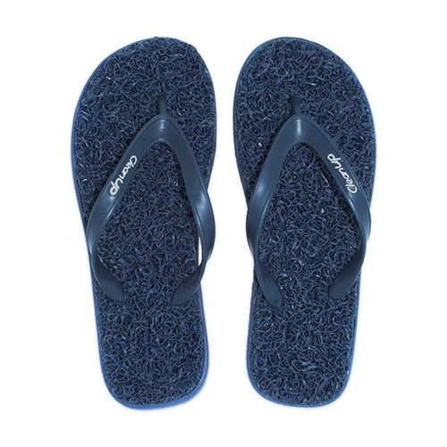 Sandalias Clean Up Flat Azul Marino Adulto
