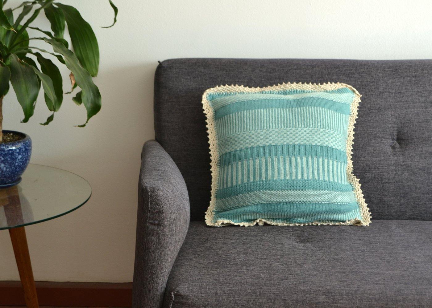Funda de cojín: Turquesa