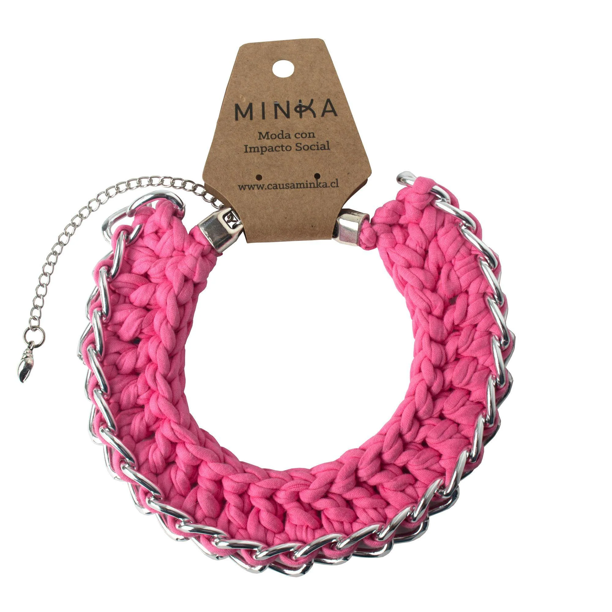 Collar Julieta Rosado