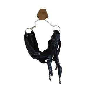 Collar Teresa Azul Negro