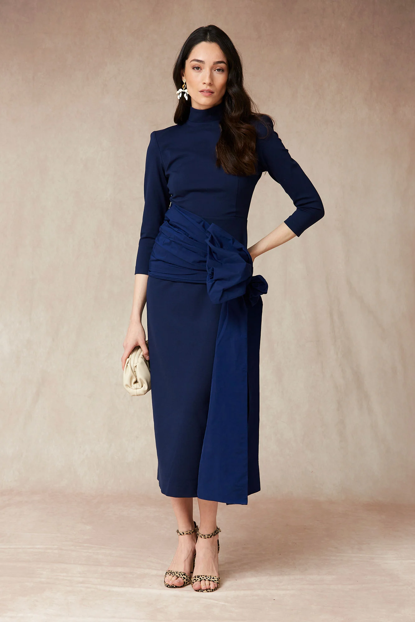 VESTIDO NEVIRA MARINO - Imagen 3