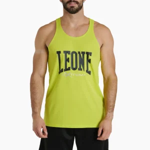 Camiseta sin mangas Leone Logo ABX118 Verde lima