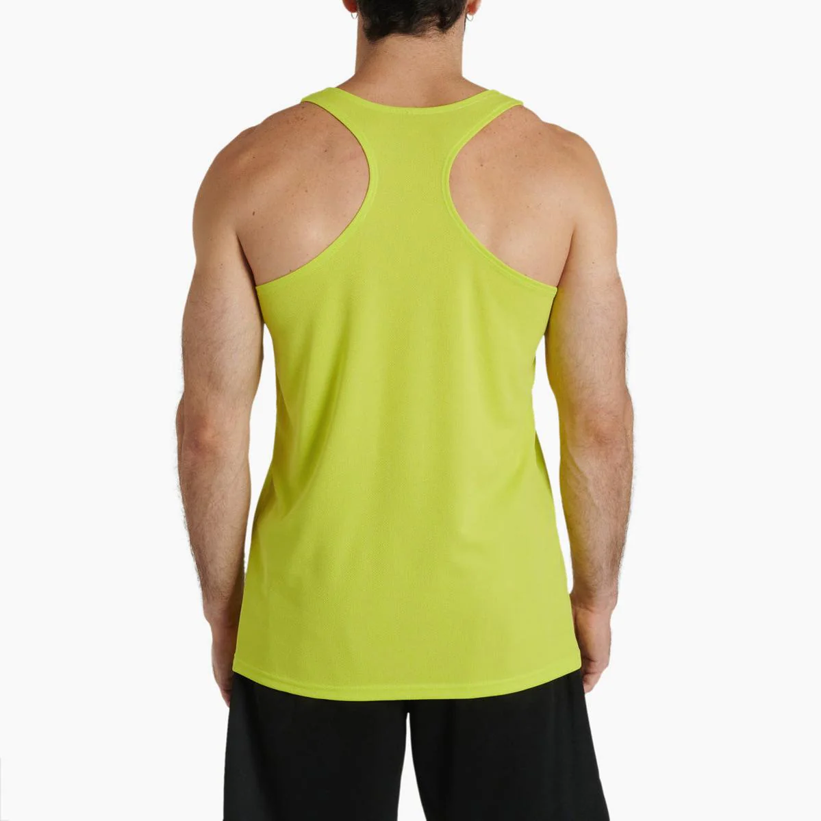 Camiseta sin mangas Leone Logo ABX118 Verde lima - Imagen 3