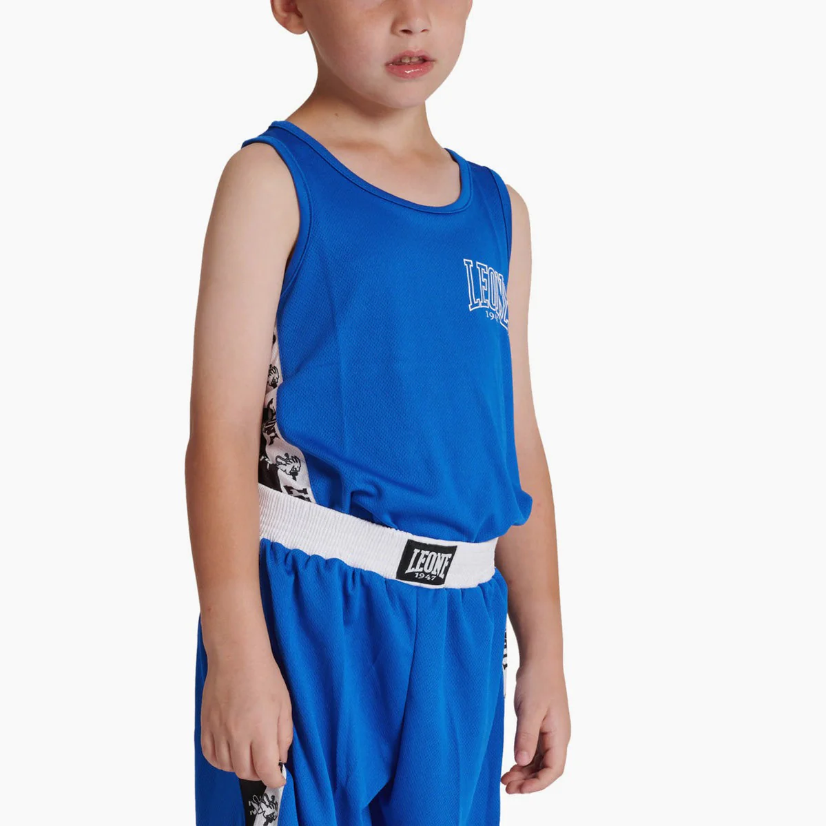Camiseta sin mangas niño boxeo Leone Iconic AB231J