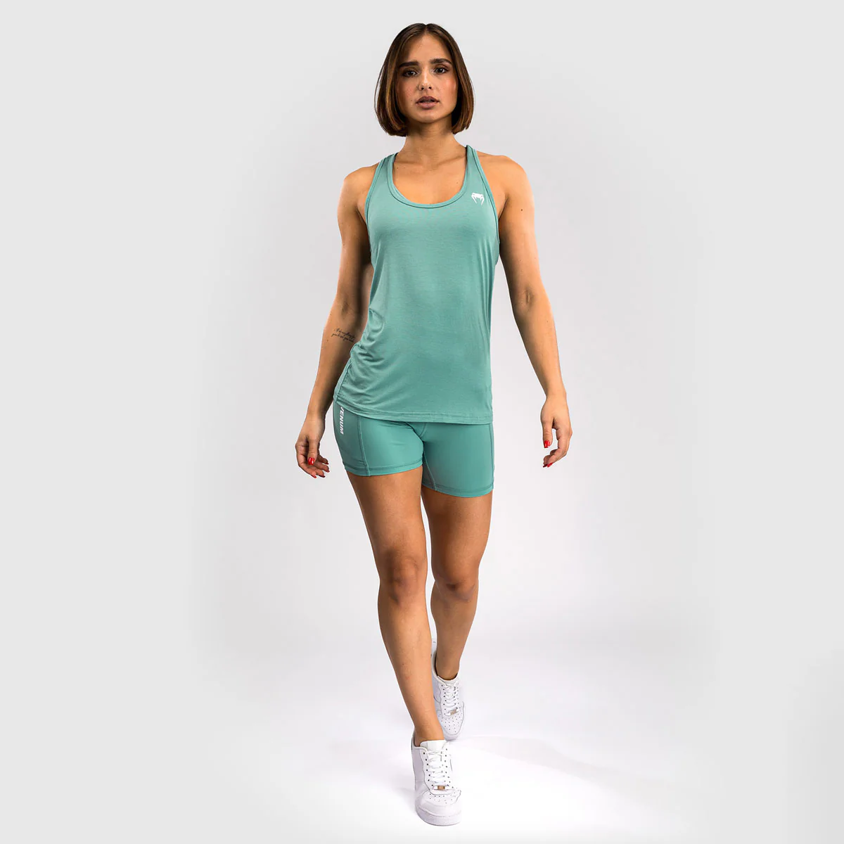 Camiseta sin mangas Mujer Venum Essential Verde agua - Imagen 5