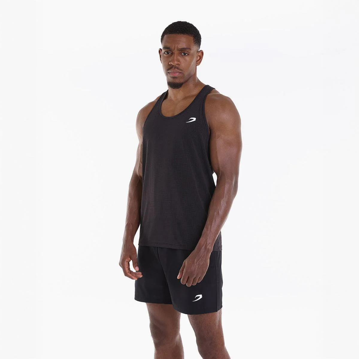 Camiseta sin mangas técnica Boxraw Valdes Negro