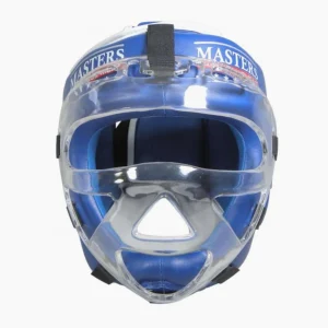 Casco con visera Masters WAKO Azul